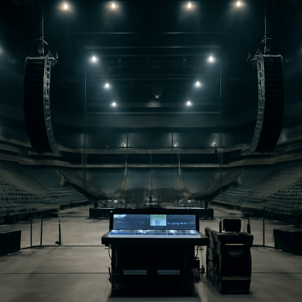 Arena fechada com som de estúdio: o checklist prático que os engenheiros usam antes do público entrar